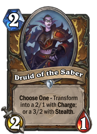 Druid of the Saber(22307)