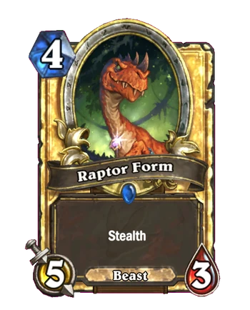 Raptor Form - Hearthstone Wiki