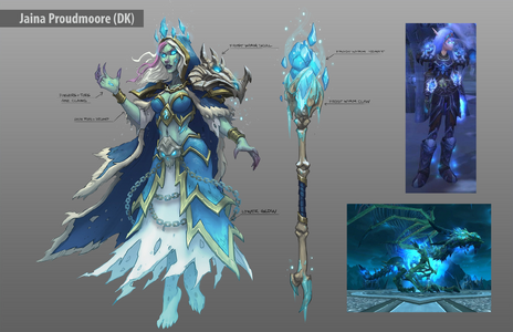 Frost Lich Jaina Concept Art 1