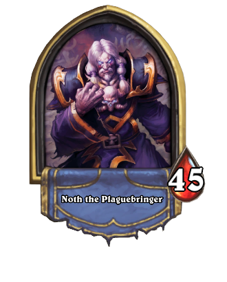 Нот Чумной Наксрамас. Noth the Plaguebringer. Plaguebringer Hearthstone. Кел Тузед ХС.