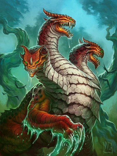 Bittertide Hydra, full art