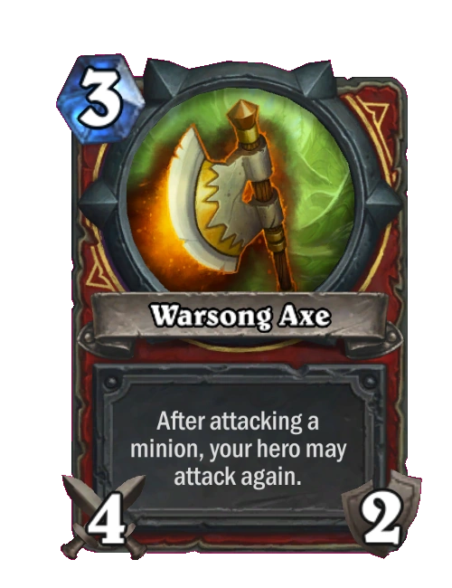 Warsong Axe Hearthstone Wiki
