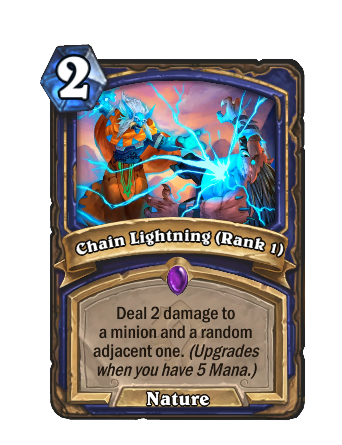 Chain Lightning (Rank 1) Hearthstone Wiki
