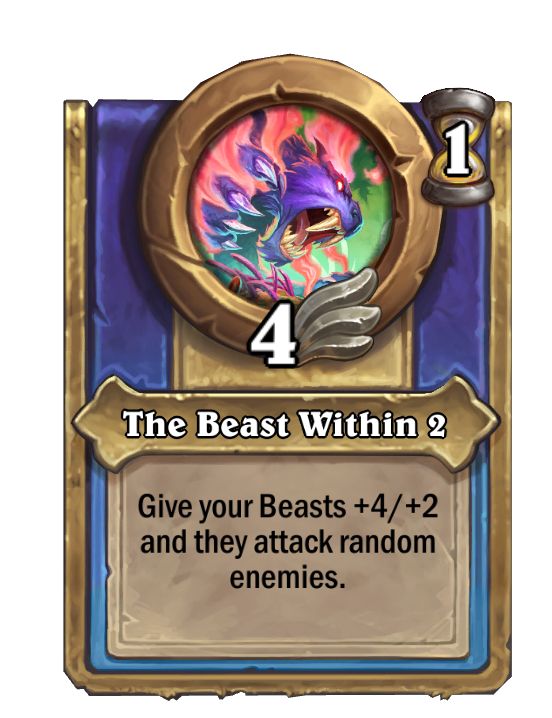 Mercenaries/The Beast Within 2 Hearthstone Wiki