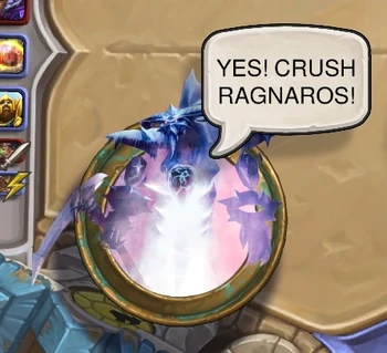 He's certainly enthusiastic.