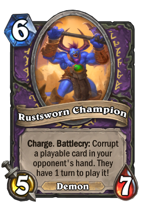 Rustsworn Champion - Hearthstone
