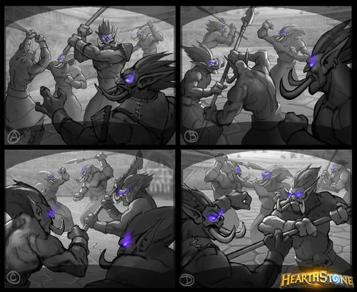 Composition sketches.