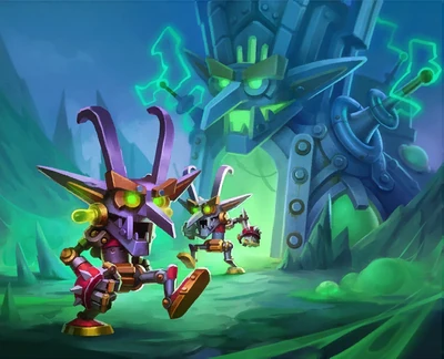 Demonic Forging, full art