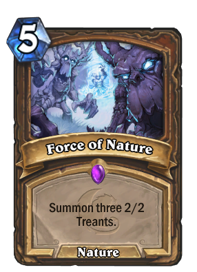 Force of Nature Hearthstone Wiki