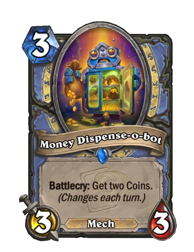 Money Dispenseobot Hearthstone Wiki