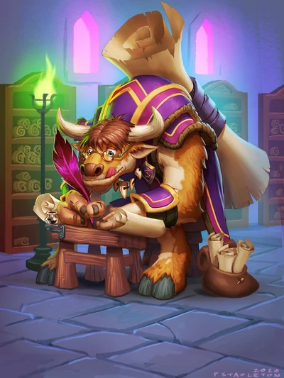 Diligent Notetaker, full art