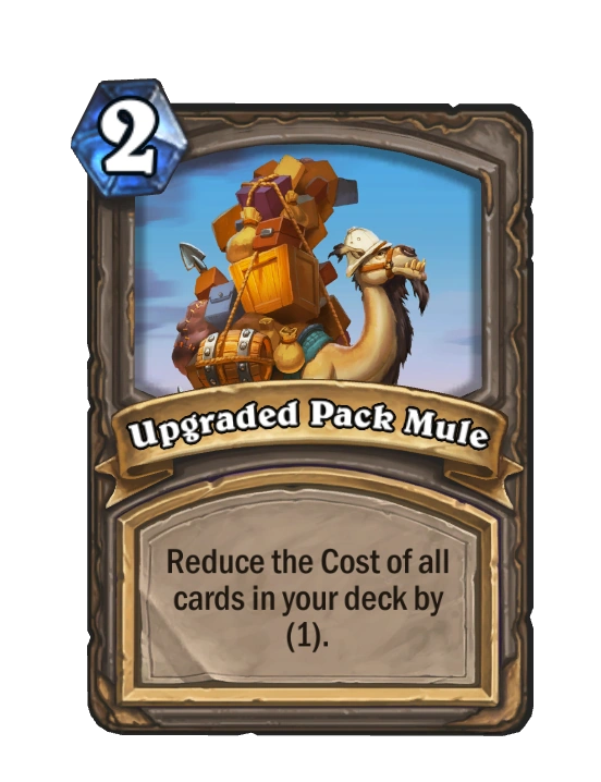 Upgraded Pack Mule Hearthstone Wiki