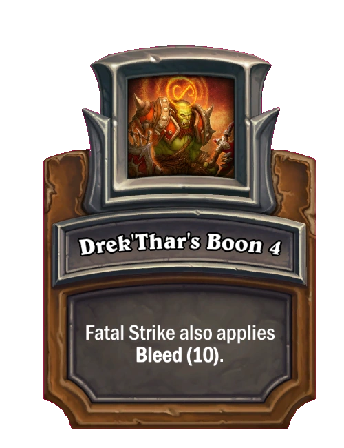 Mercenaries/Drek'Thar's Boon 4 - Hearthstone Wiki