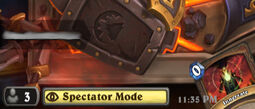 Spectator mode label