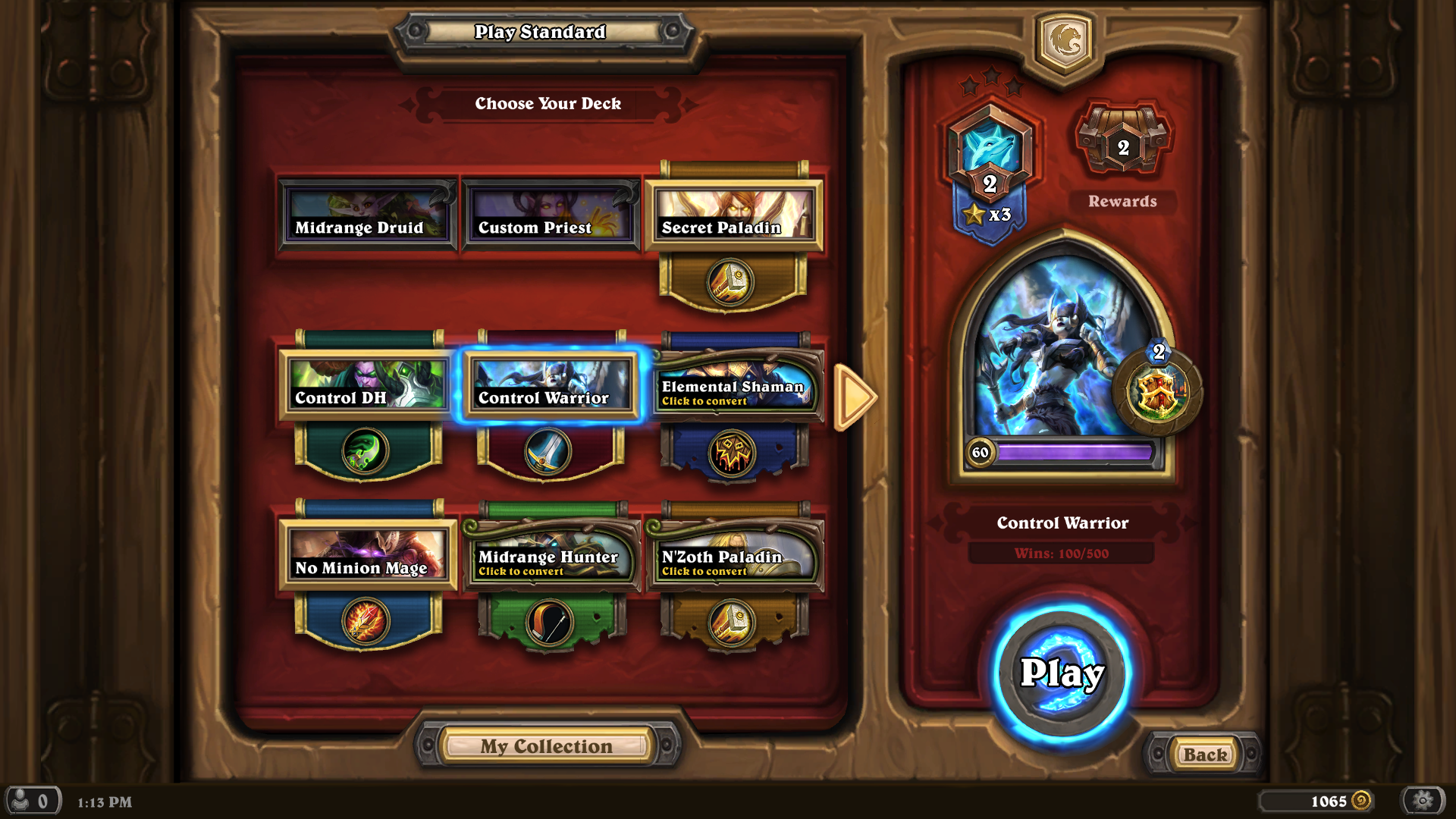 Рейтинг Hearthstone.