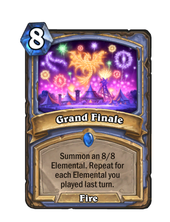 A grand finale?