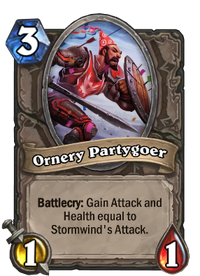 Ornery Partygoer(52630)