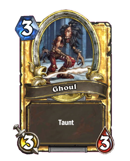Ounce Triviaal Afstotend Ghoul (3/3) - Hearthstone Wiki
