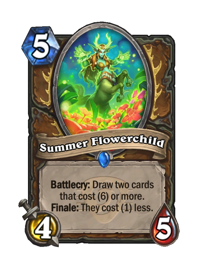 Summer Flowerchild Hearthstone Wiki