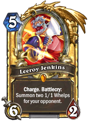 Leeroy Jenkins Hearthstone Wiki