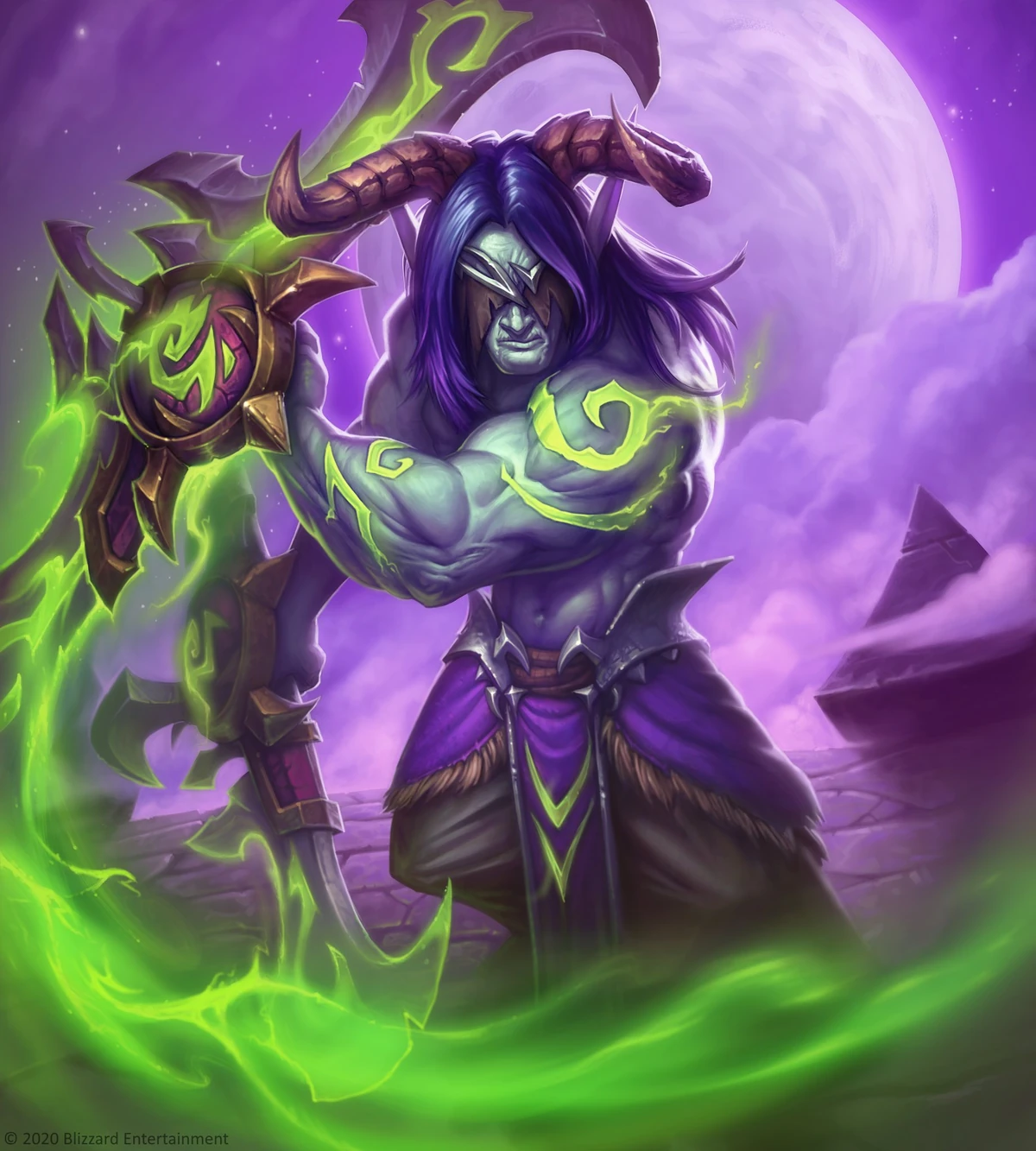 Demon Hunter Initiate full art Hearthstone Wiki