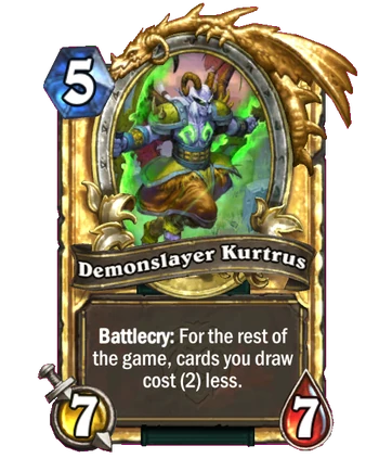 Demonslayer Kurtrus - Hearthstone Wiki