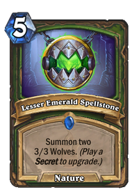 Lesser Emerald Spellstone(76950)