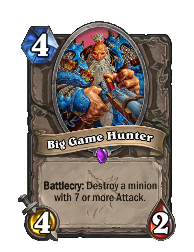 Big Game Hunter (Core) - Hearthstone Wiki