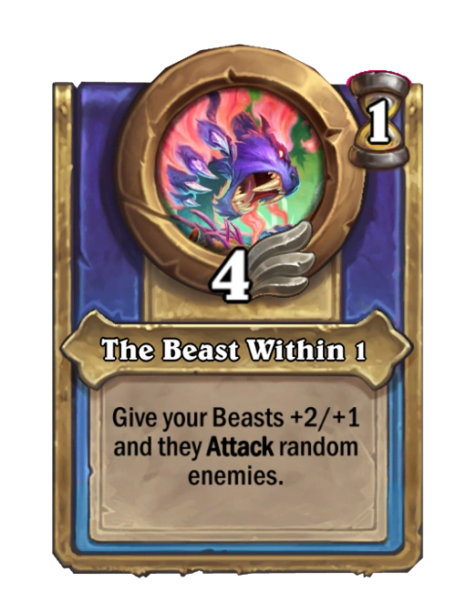 Mercenaries/The Beast Within 1 Hearthstone Wiki