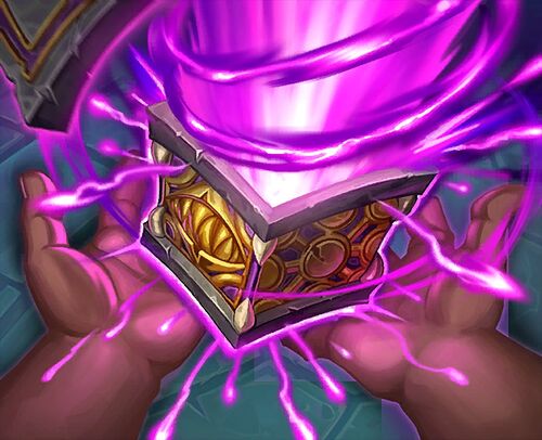 Hearthstone Saviors Of Uldum Card Epic Mage Puzzle Box Of Yogg Saron Millenium