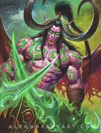 Illidan Stormrage unused art