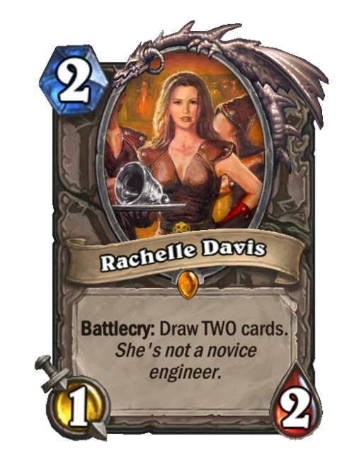 Rachelle Davis (Credits card) - Hearthstone Wiki