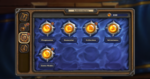 Achievement - Main screen