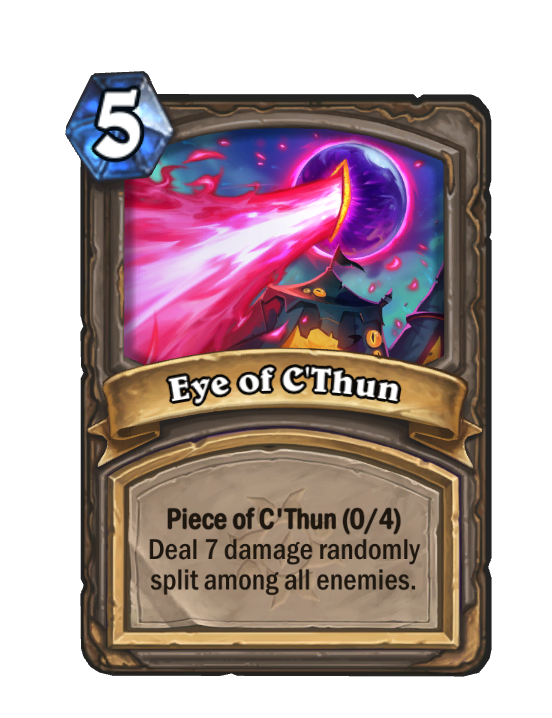Eye of C'Thun Hearthstone Wiki