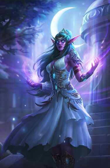 Tyrande Whisperwind full art detail