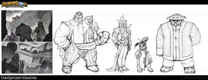 Mean Streets of Gadgetzan party sketches