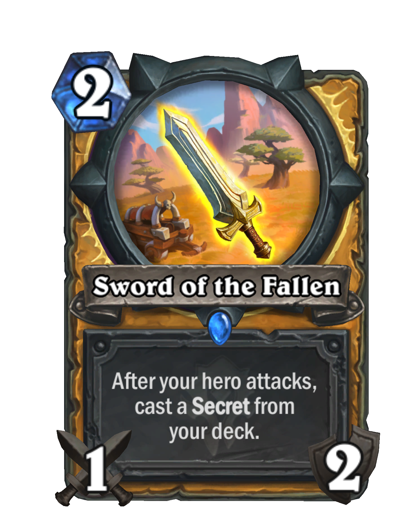 Sword Of The Fallen Hearthstone Wiki