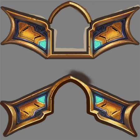 Golden hero tray