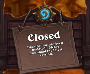 Hearthstone has been updated screenshot