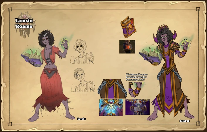 Concept art featuring Blightborn Tamsin by Rafael Zanchetin