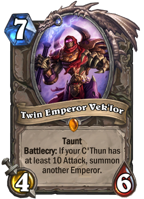 Twin Emperor Vek Lor Hearthstone Wiki