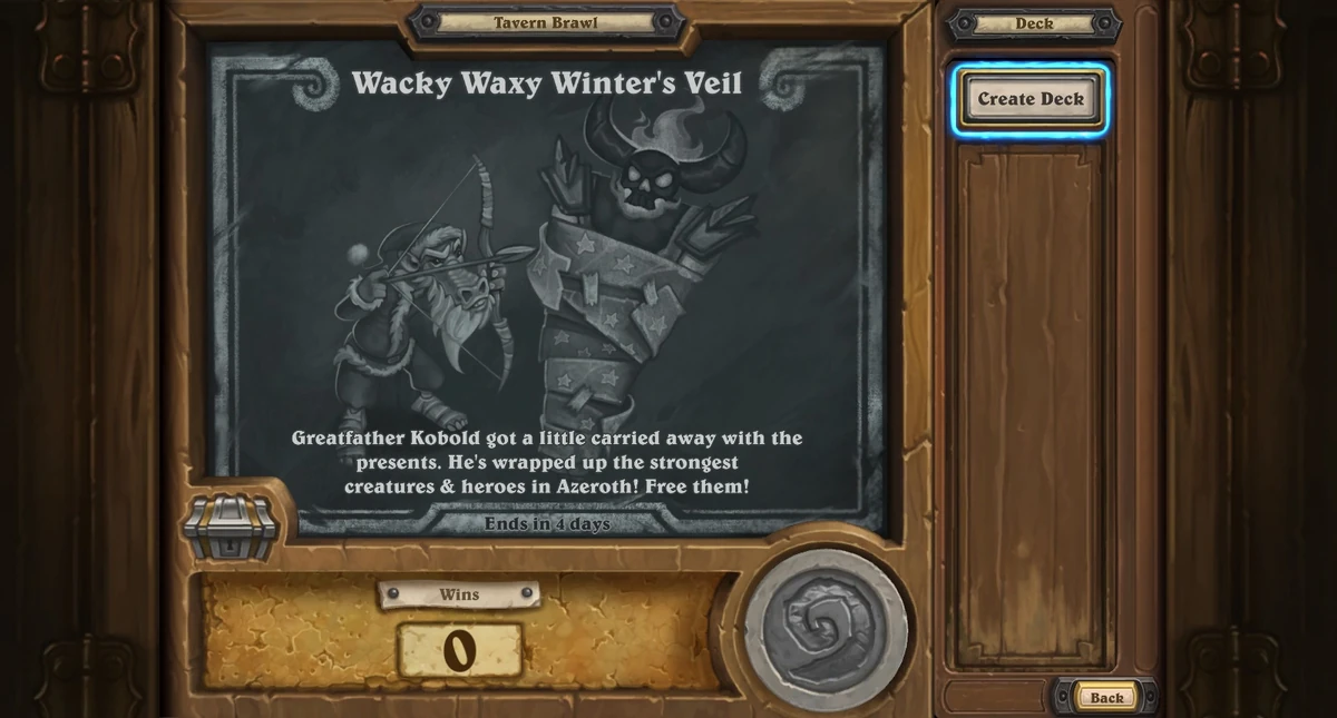 Wacky Waxy Winter's Veil Hearthstone Wiki