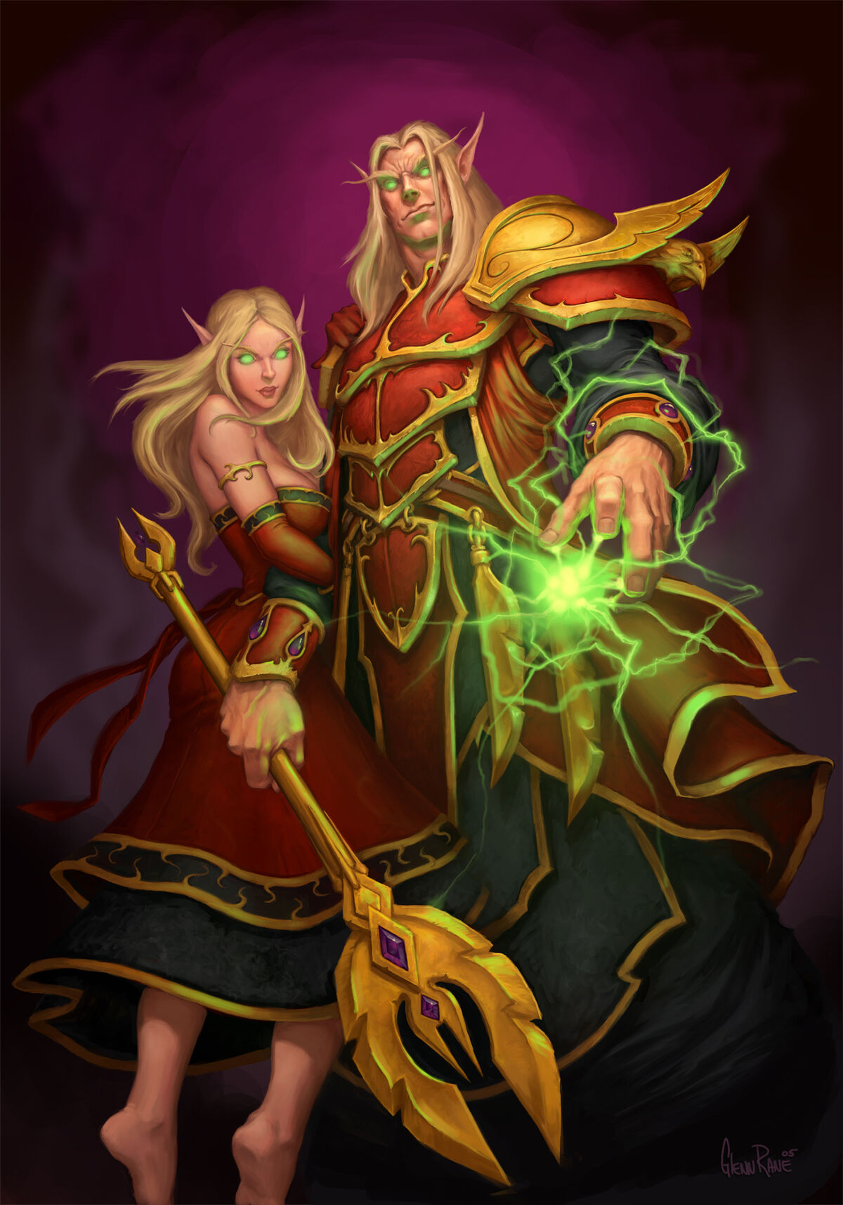 Blood elf art.