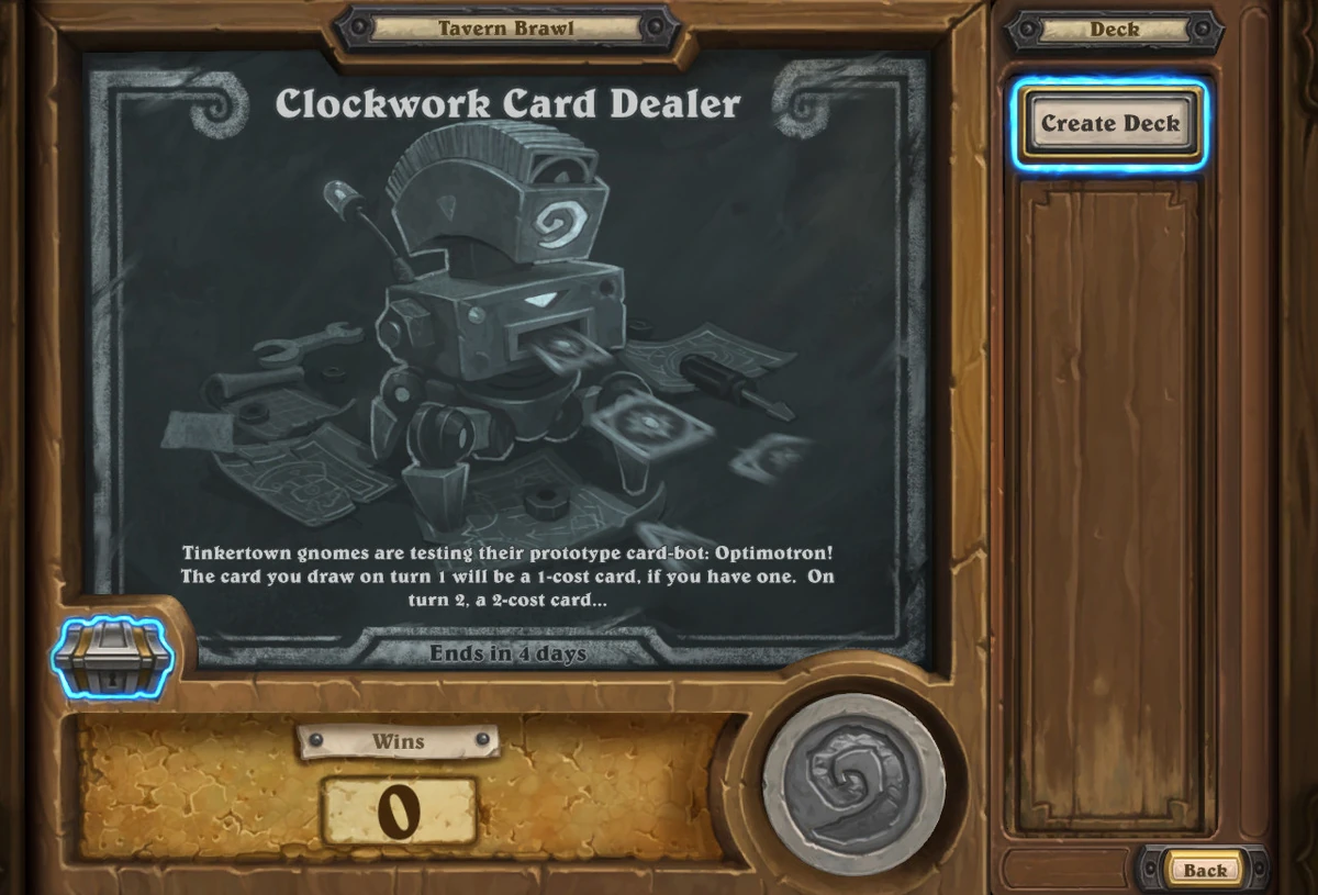 Clockwork Card Dealer Hearthstone Wiki