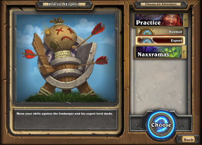 Solo Adventures screen