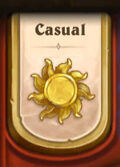 Casual button