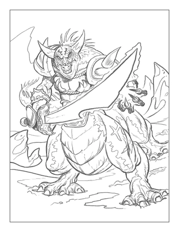 Cobalt Scalebane sketch