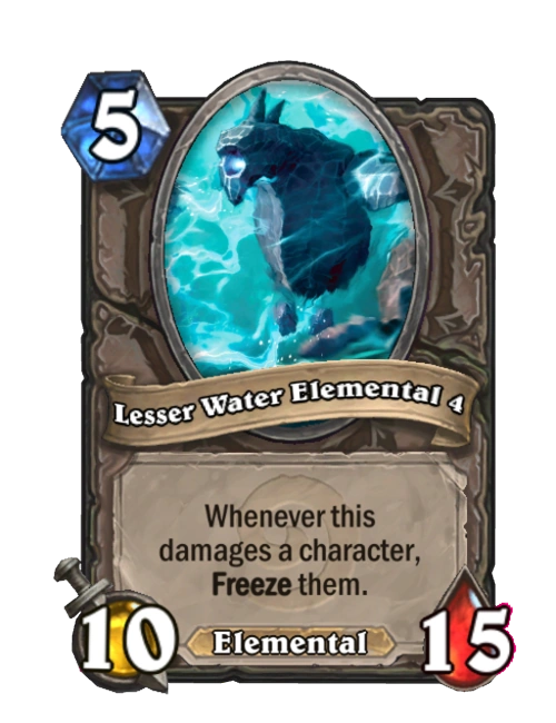 Mercenaries/Lesser Water Elemental 4 (82560) Hearthstone Wiki