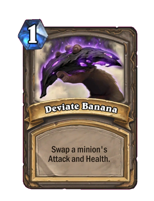Deviate Banana Hearthstone Wiki