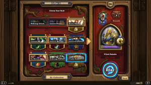 Play screen (Wild format)